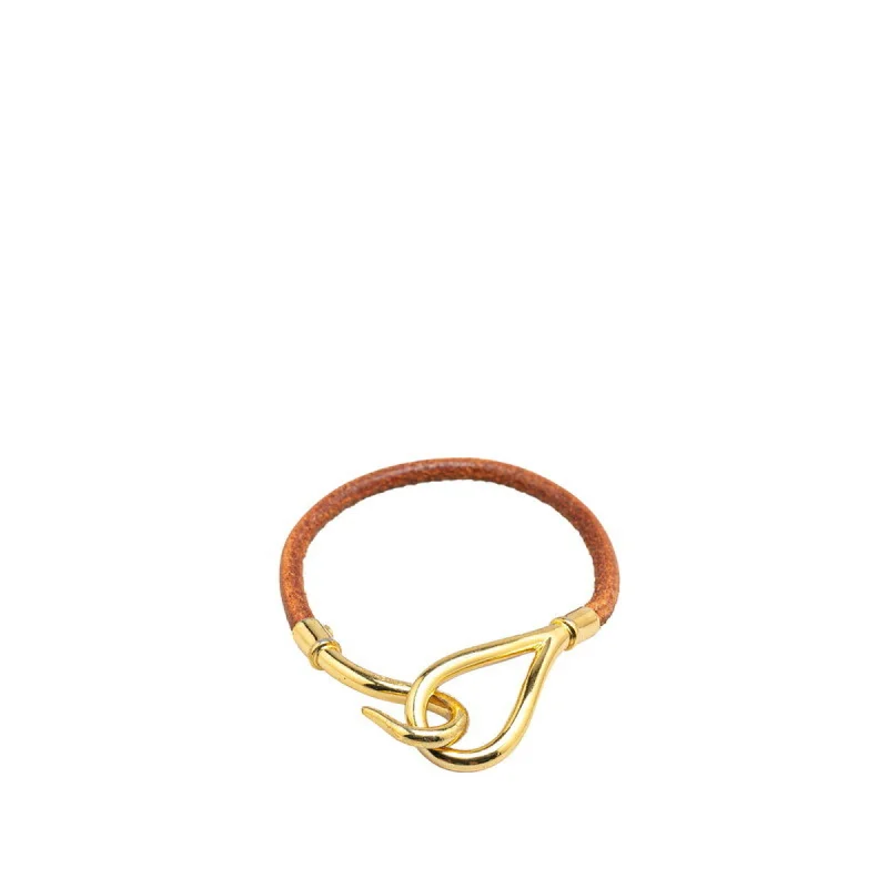 casual bracelets for women -double chain necklaces for women -Hermes   Leather Bangle (Pre-Owned)