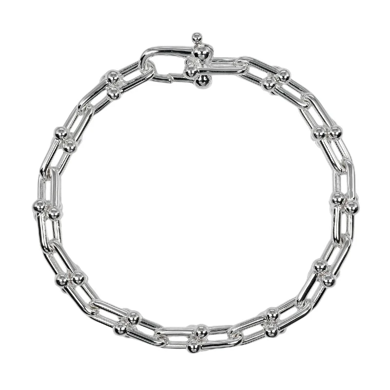 custom bracelet sets for women -unique charm necklaces for women -Tiffany   925 Link Bracelet (Pre-Owned)