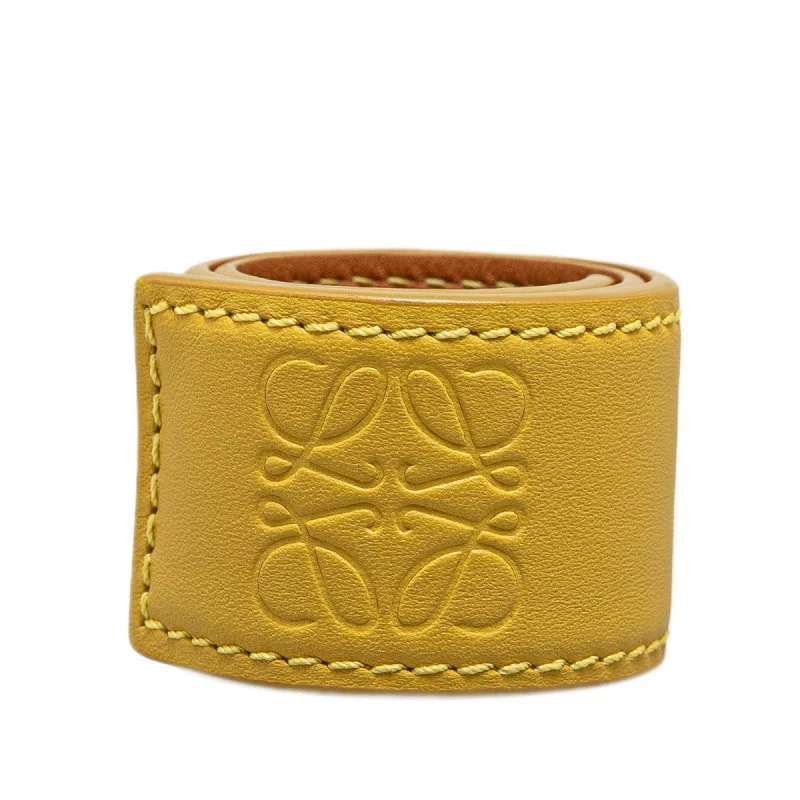 classic bangles for women -dainty necklaces for women -Loewe  Leather Charm Bracelet (Pre-Owned)