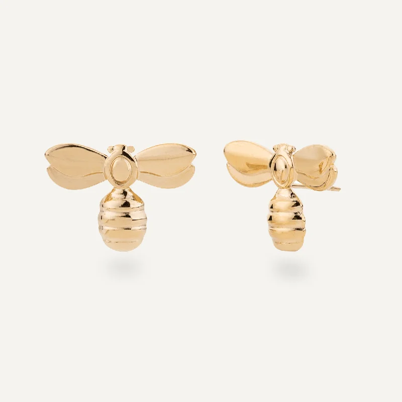 fashion earrings for women -long necklaces for women -Keira Bee Stud Earrings In Gold-Tone