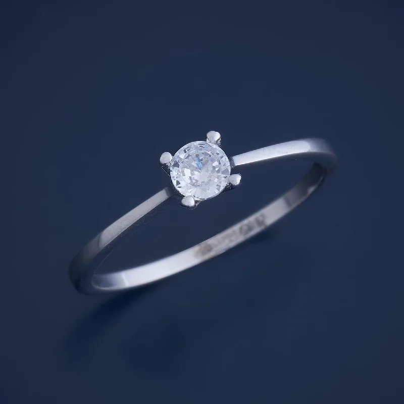 women’s gemstone promise rings -sparkling crystal necklaces for women -92.5 Silver Finger Ring 176844