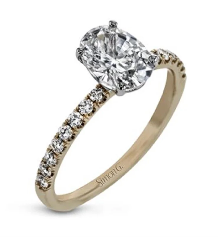 solitaire engagement rings for women -elegant necklaces for women -Simon G. Diamond Setting