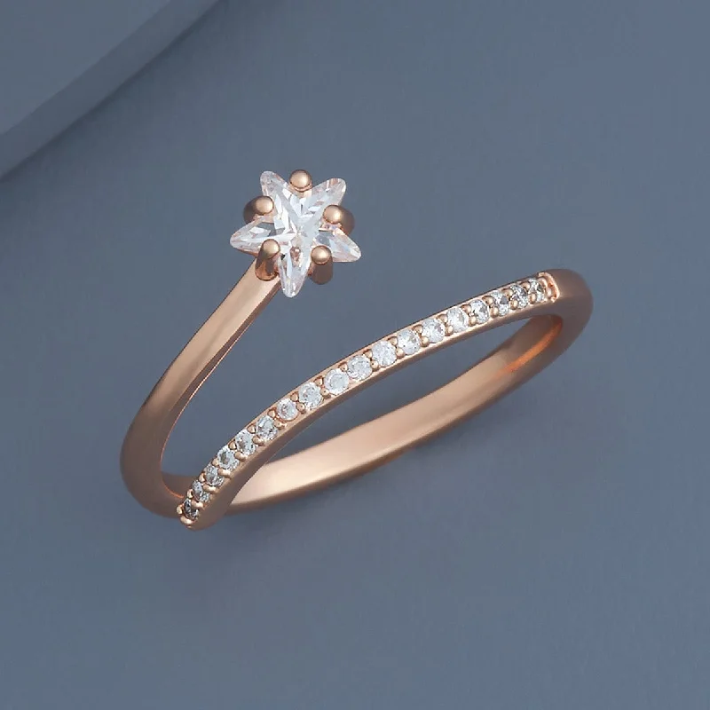 gold promise rings for women -modern necklaces for women -Trendy Finger Ring 179815