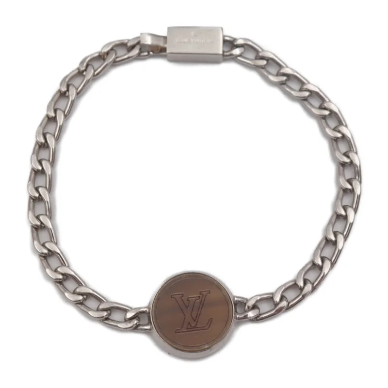 stackable silver bangles -cute necklaces for women -Louis Vuitton   Metal Charm Bracelet (Pre-Owned)