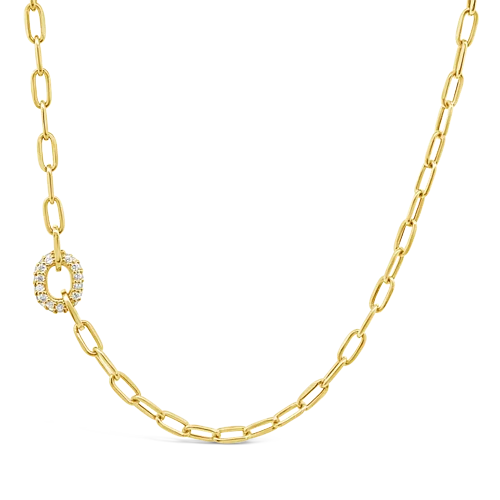 gold chain necklaces for women -gold chain necklaces for women -Gold & Diamond Chain Necklace