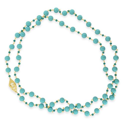 pendant necklaces for women -pendant necklaces for women -Turquoise Bead Necklace