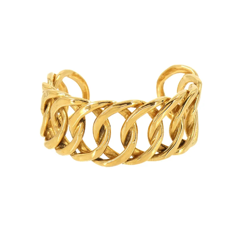 minimalistic bracelets for women -lucky charm necklaces for women -Chanel  Bangle (Pre-Owned)