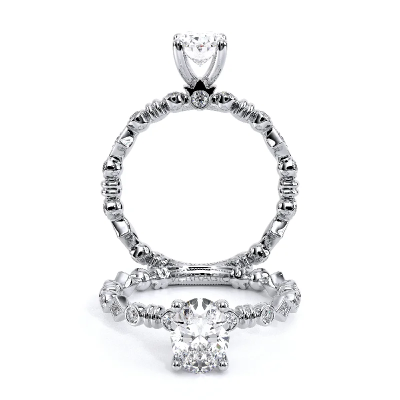 bridal set engagement rings -wedding day necklaces for women -Renaissance-973-OV