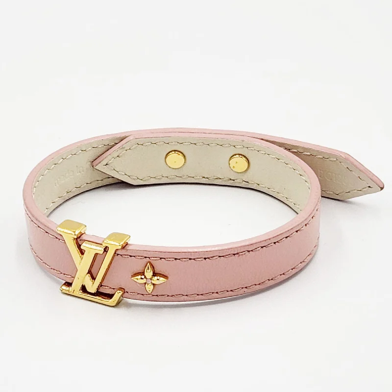 custom charm bangles for women -women’s elegant silver necklaces -Louis Vuitton  Leather Charm Bracelet (Pre-Owned)