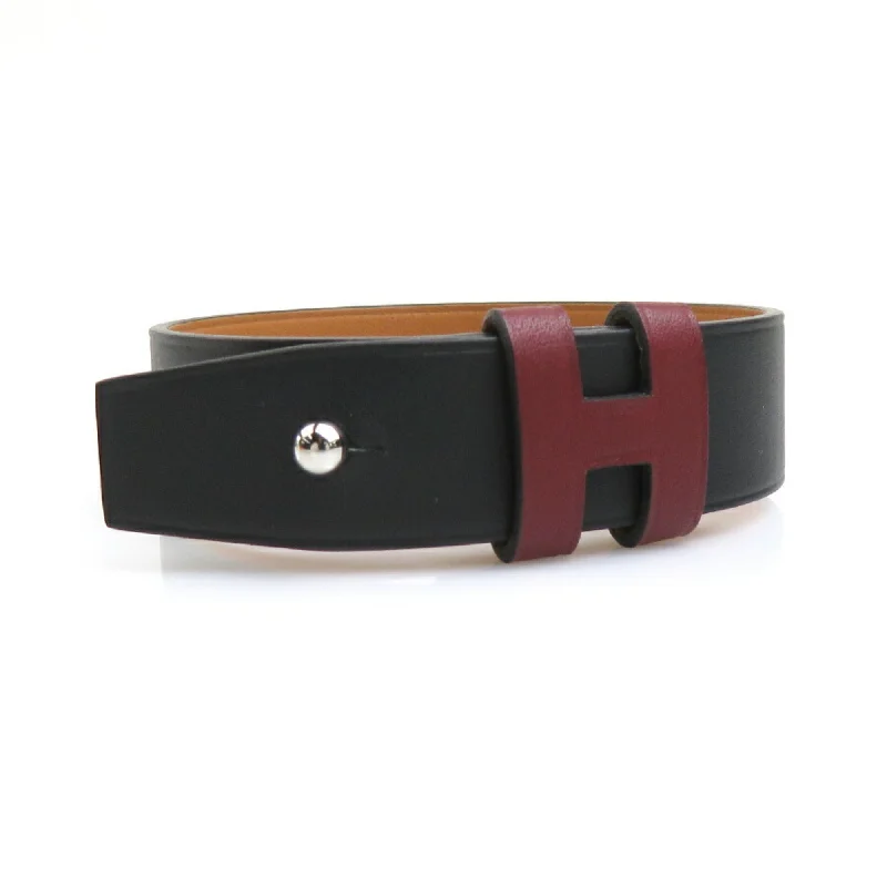 custom design bangles -designer necklaces for women -Hermes   Leather Charm Bracelet (Pre-Owned)