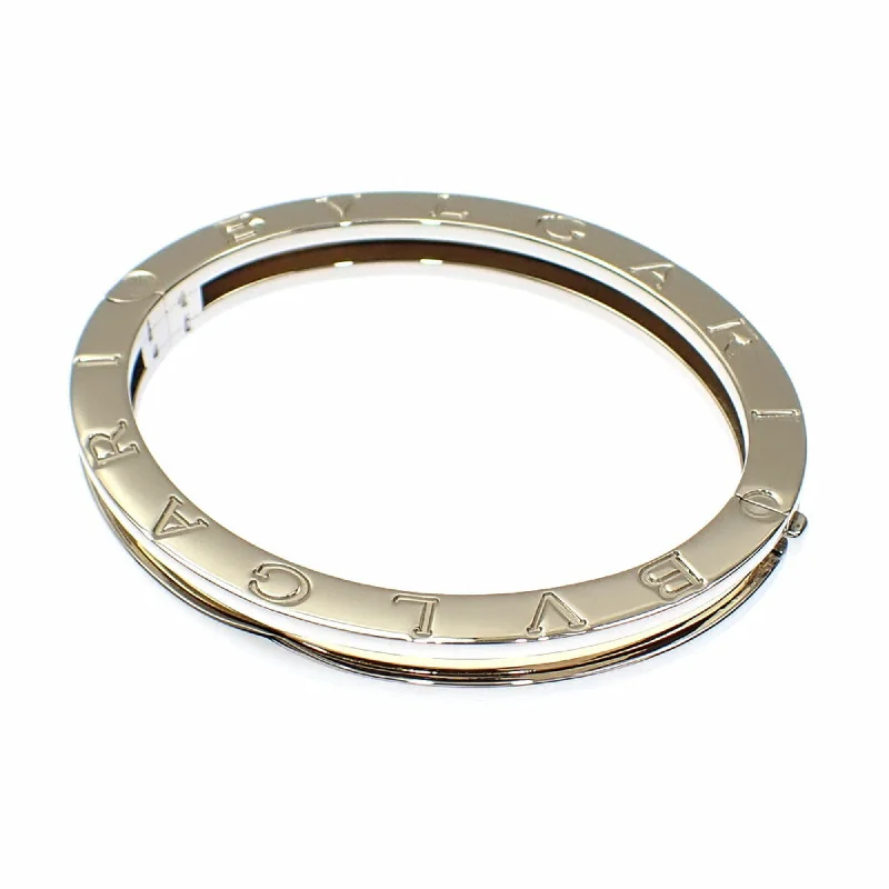 gold bracelets for women -simple necklaces for women -Bvlgari   Stainless Steel yellow  (18K) Bangle (Pre-Owned)