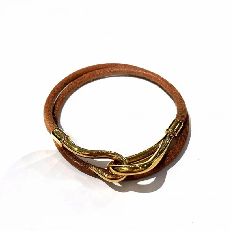 chic bangles for women -crystal necklaces for women -Hermes  Leather Charm Bracelet (Pre-Owned)