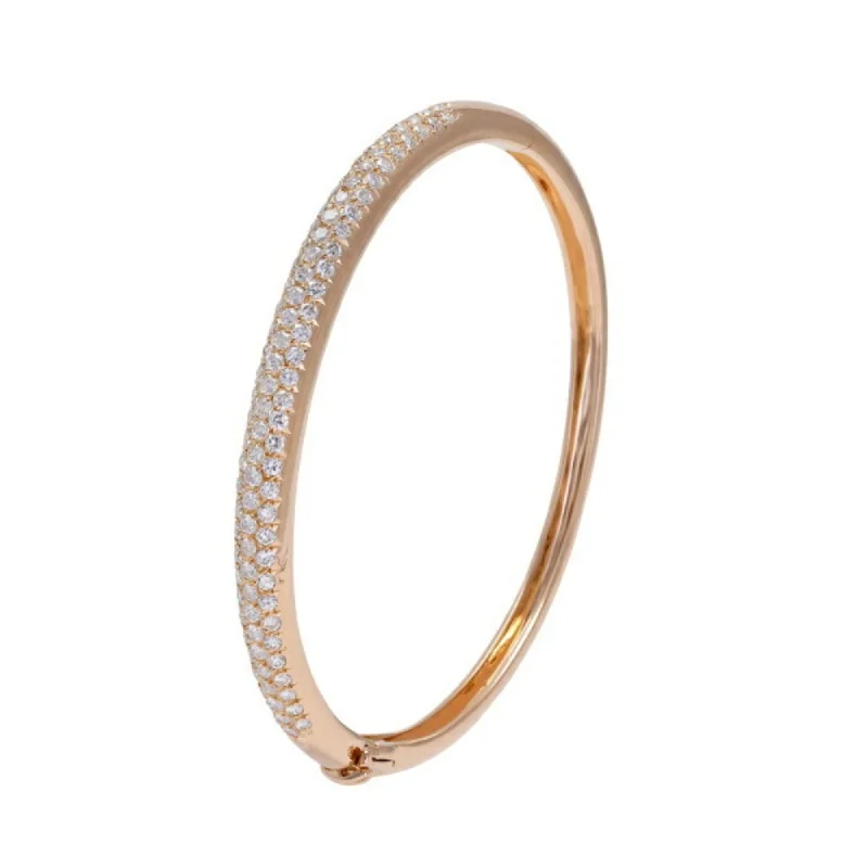 timeless bangles for women -luxury fashion necklaces for women -Van Cleef & Arpels pink  (18K) Bangle (Pre-Owned)