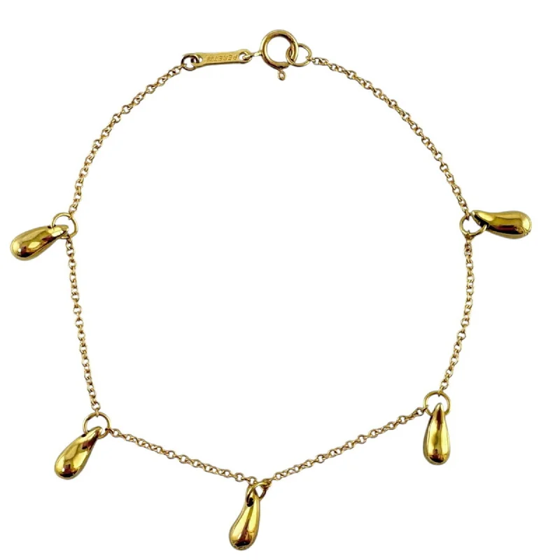 unique bangles for women -trendy choker necklaces for women -Tiffany   (18K) Charm Bracelet (Pre-Owned)