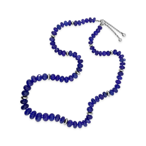 luxury diamond necklaces for women -luxury diamond necklaces for women -Tanzanite Bead Necklace