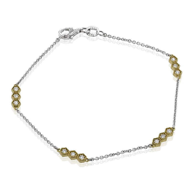 women’s bangles -women’s necklaces -Bracelet in 18k Gold with Diamonds