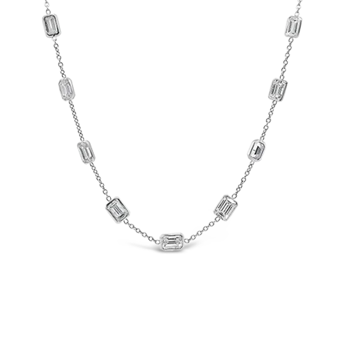 luxury fashion necklaces for women -women’s elegant silver necklaces -Diamonds by the Yard Necklace