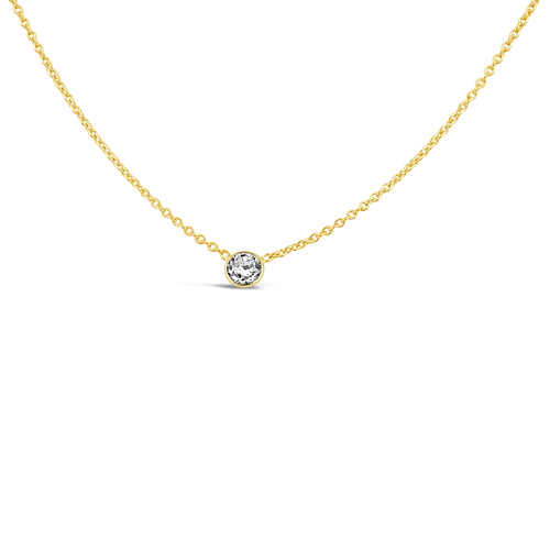 matching necklaces for women -matching necklaces for women -Diamond Solitaire Necklace