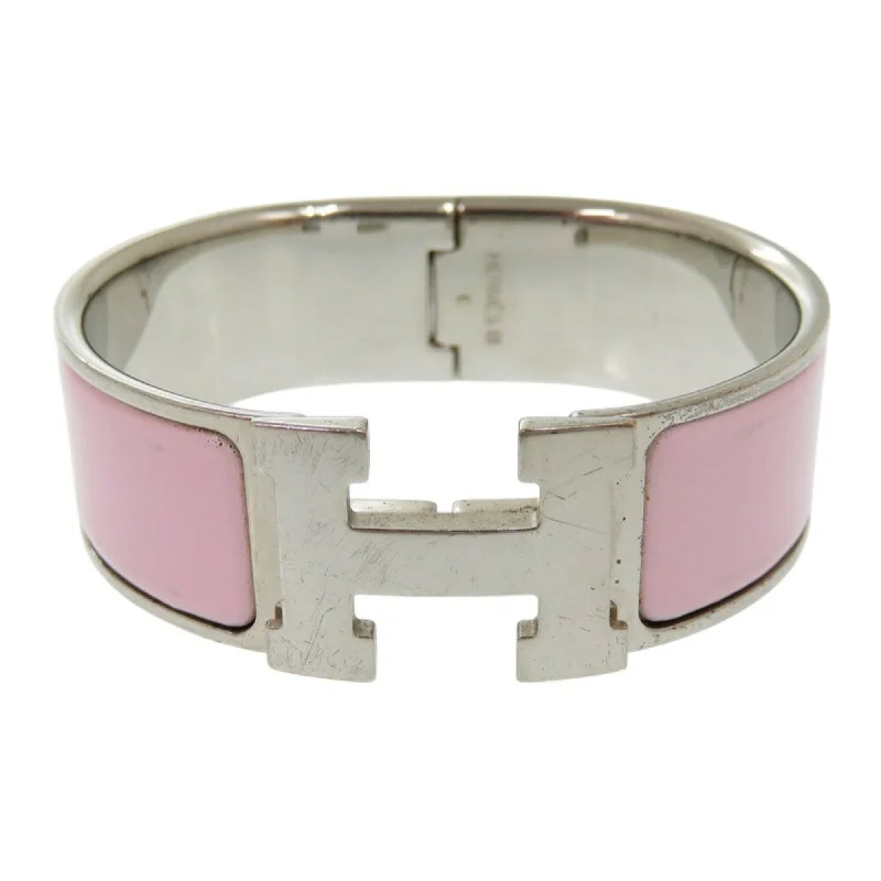 bracelet sets for women -vintage necklaces for women -Hermes pink  Metal Charm Bracelet (Pre-Owned)