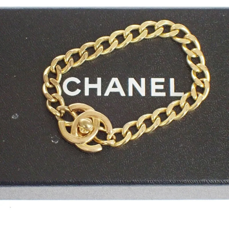 diamond bangle bracelets for women -creative design necklaces for women -Chanel Coco Mark   Plated Bracelet Jewelry (Pre-Owned)