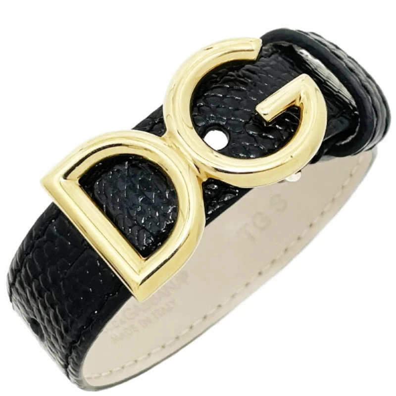 luxury bangle sets for women -gold chain necklaces for women -Dolce & Gabbana  Leather Charm Bracelet (Pre-Owned)