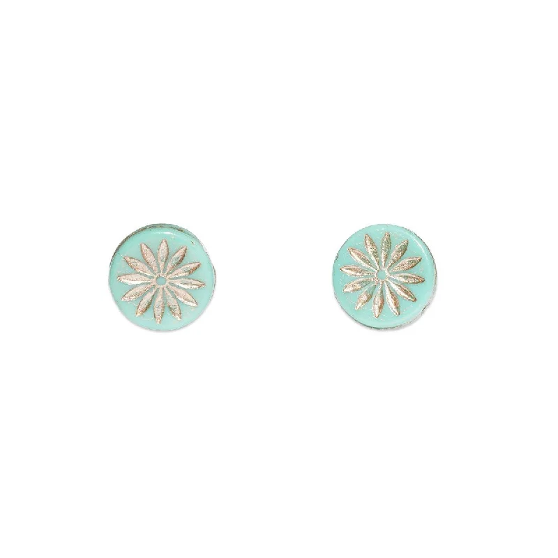 sleek hoop earrings for women -large statement necklaces for women -Flower Stud Earrings, Aster