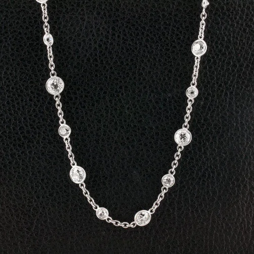 crystal necklaces for women -crystal necklaces for women -Diamonds by the Yard Necklace