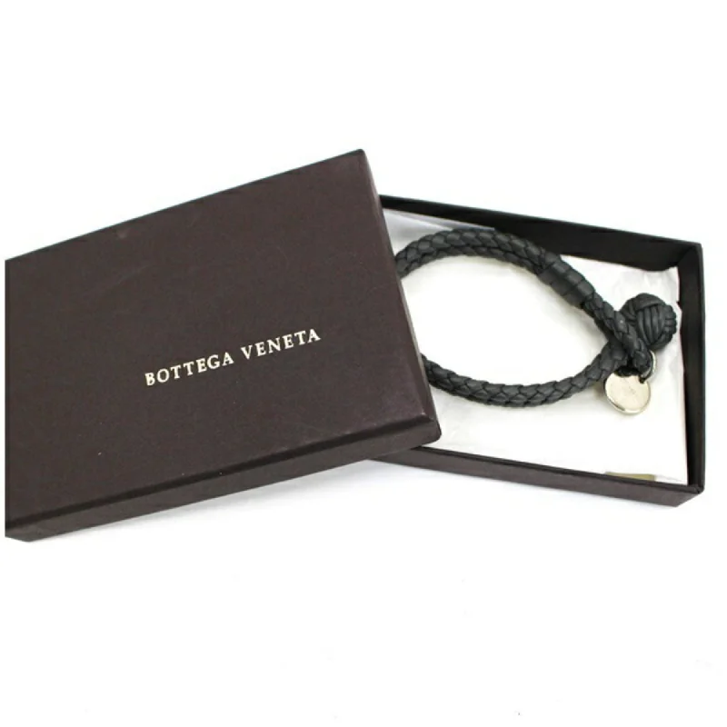 bridesmaid bracelets -women’s heart necklaces -Bottega Veneta  Leather Charm Bracelet (Pre-Owned)