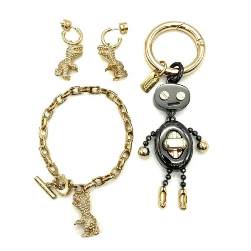 wedding bracelets for women -gold pendant necklaces for women -Coach  Charm Bracelet (Pre-Owned)