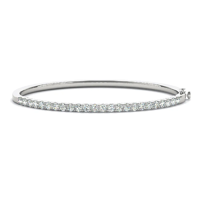 trendy bracelets for women -choker necklaces for women -1.50 ctw Round Diamond Classic Bangle Bracelet