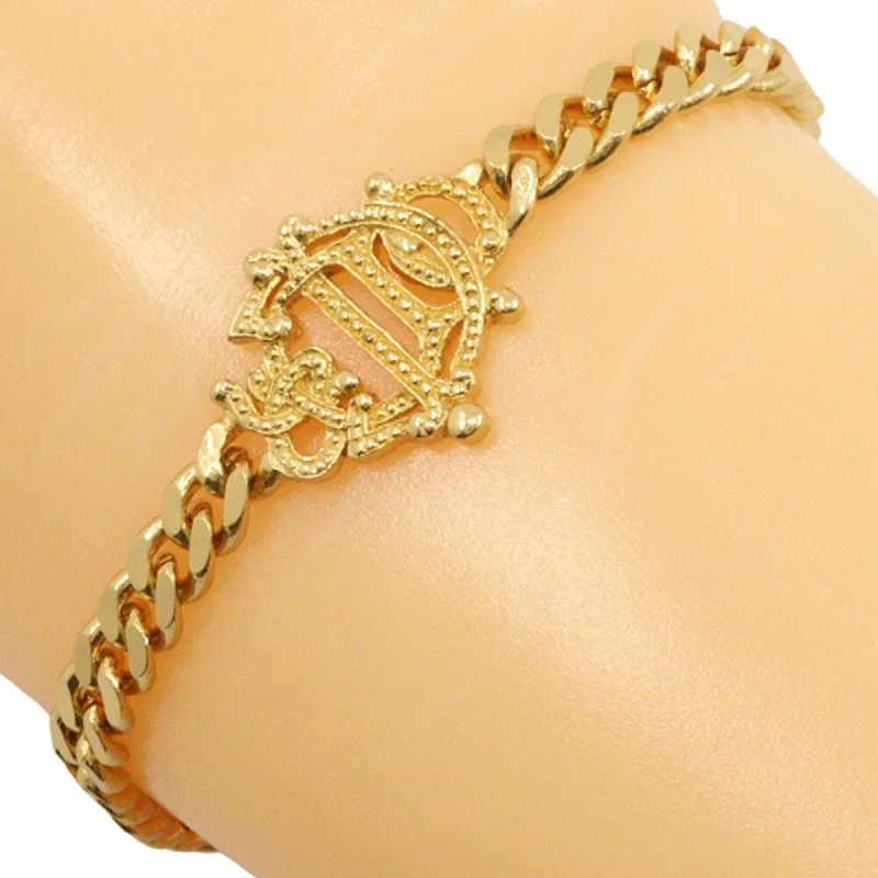 gold bangles for women -personalized necklaces for women -Christian Dior   Plating Charm Bracelet (Pre-Owned)