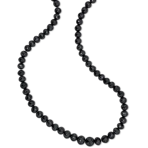 bridal shower necklaces for women -bridal shower necklaces for women -Black Diamond Bead Necklace