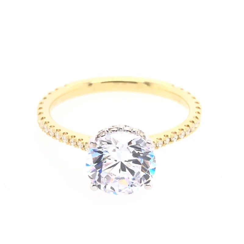 vintage engagement rings for women -personalized necklaces for women -Simon G. Diamond Setting