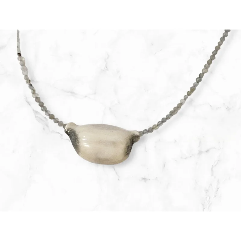 pendant necklaces for women -pendant necklaces for women -Antler Moonstone Necklace