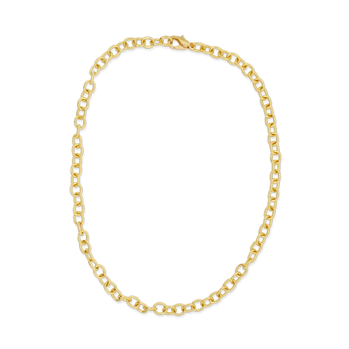 classic necklaces for women -classic necklaces for women -Round Gold Link Chain