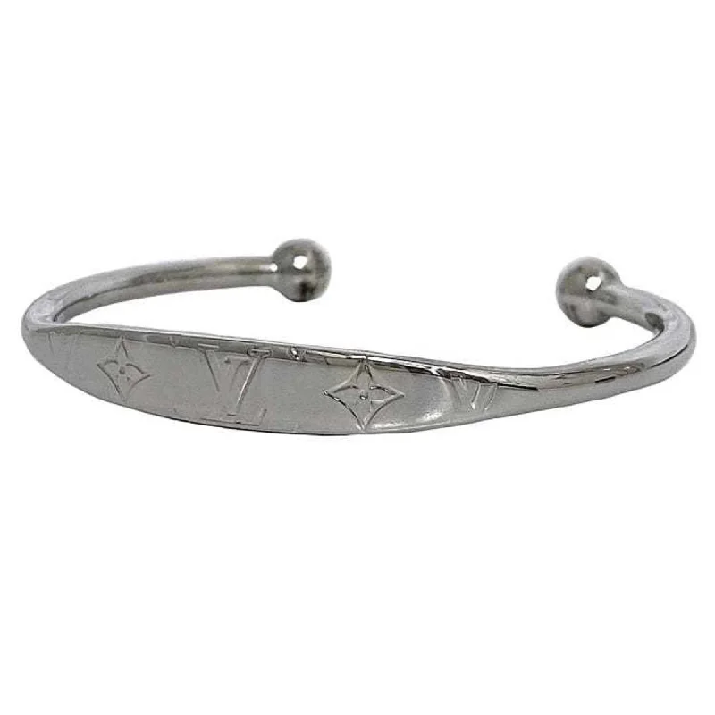 stackable bangles for women -luxury necklaces for women -Louis Vuitton Monogram  Metal Bangle (Pre-Owned)