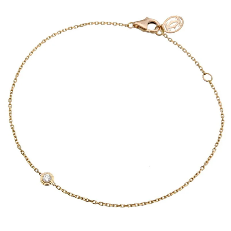 classic bangles for women -dainty necklaces for women -Cartier   (18K) Charm Bracelet (Pre-Owned)