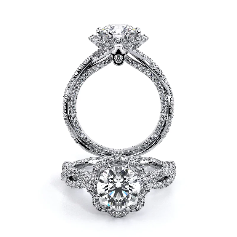 radiant cut engagement rings -silver pendant necklaces for women -COUTURE-0466R