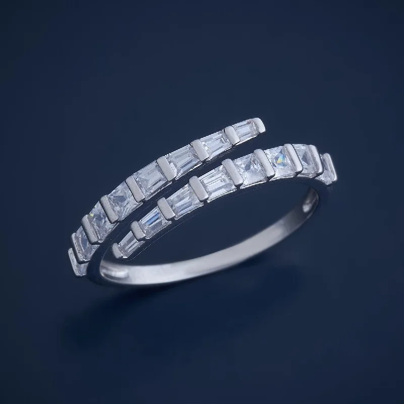 anniversary rings for women -double chain necklaces for women -92.5 Silver Finger Ring 176658