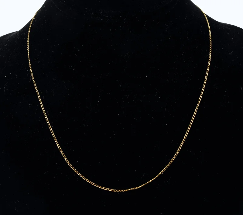 minimalist necklaces for women -minimalist necklaces for women -14k Yellow Gold Chain Necklace - 17"