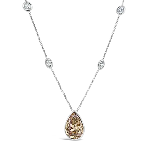 choker necklaces for women -choker necklaces for women -Pear Shaped Diamond Necklace