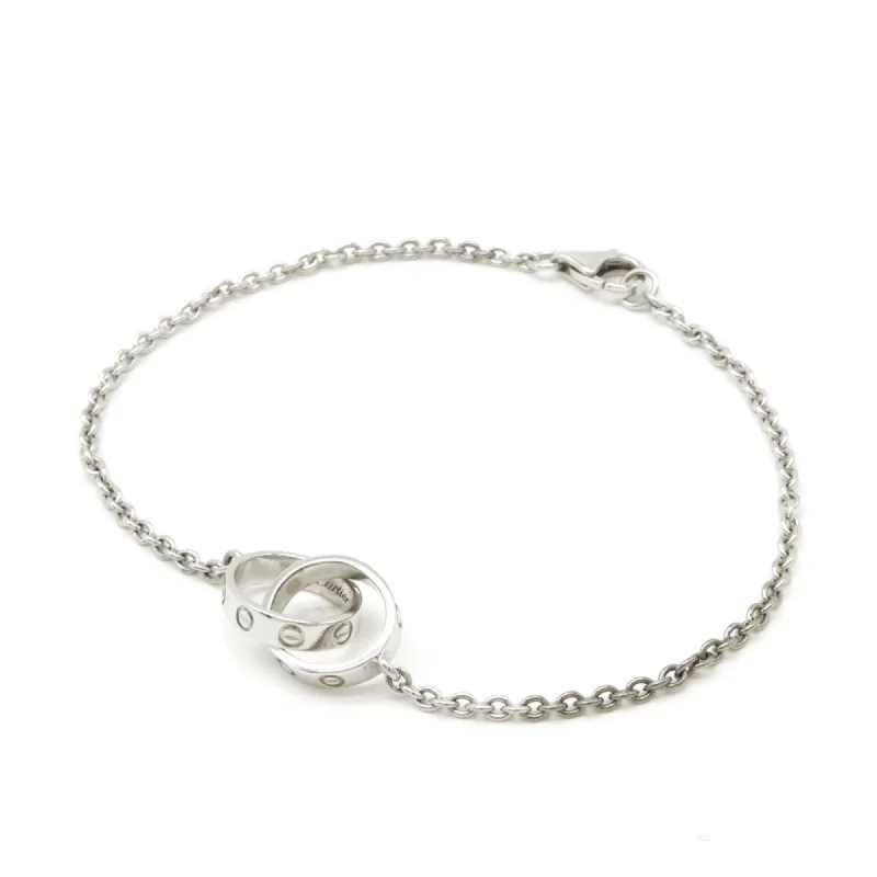 casual bracelets for women -double chain necklaces for women -Cartier   (18K) Charm Bracelet (Pre-Owned)