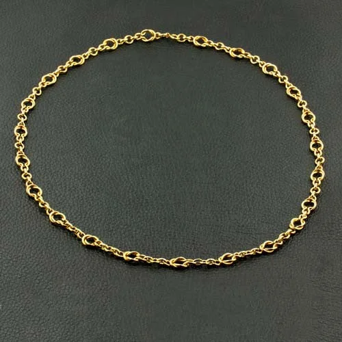 vintage necklaces for women -vintage necklaces for women -Yellow Gold Link Necklace