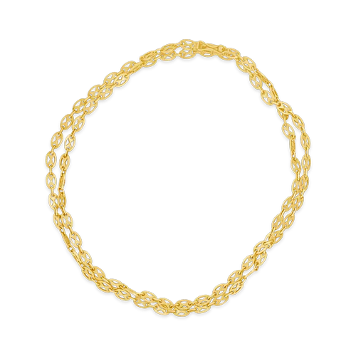 trendy gold necklaces for women -trendy gold necklaces for women -Gold Marquise Chain Necklace