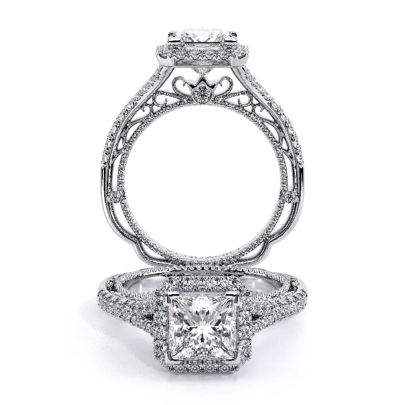 vintage inspired diamond engagement rings -delicate crystal necklaces for women -VENETIAN-5057P