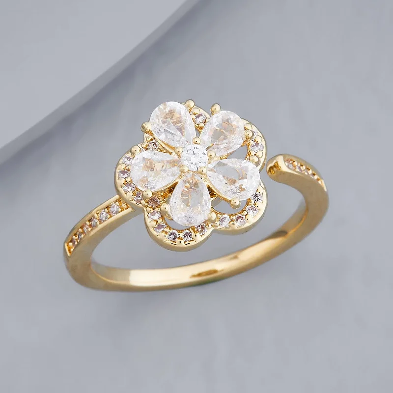 gold engagement rings for women -gold pendant necklaces for women -Trendy Finger Ring 174587