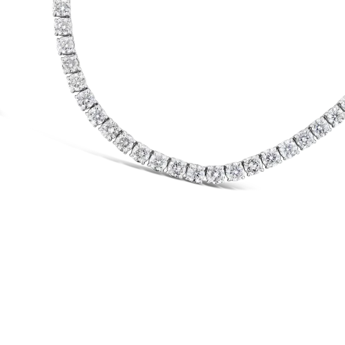 diamond heart necklaces for women -stacked necklaces for women -Opera Length Diamond Necklace