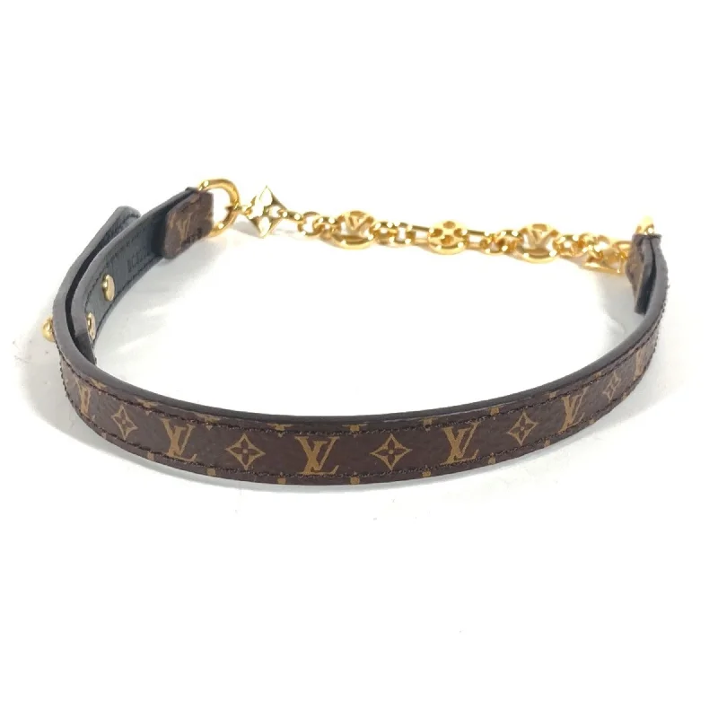 luxury gold bracelets -stylish modern necklaces for women -Louis Vuitton Monogram  Canvas Monogram Bangle (Pre-Owned)