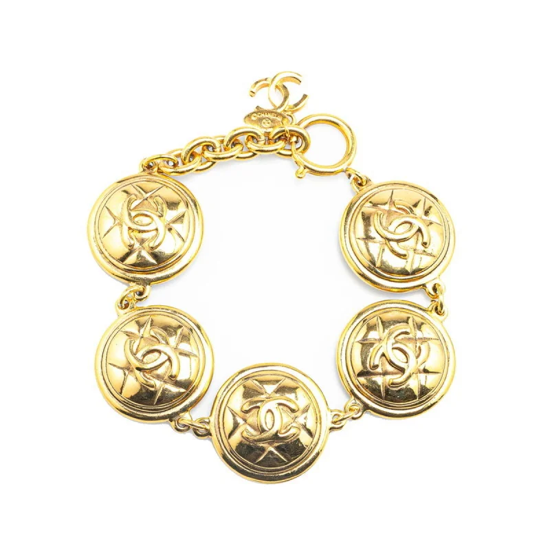 luxury bangle sets for women -gold chain necklaces for women -Chanel  Charm Bracelet (Pre-Owned)