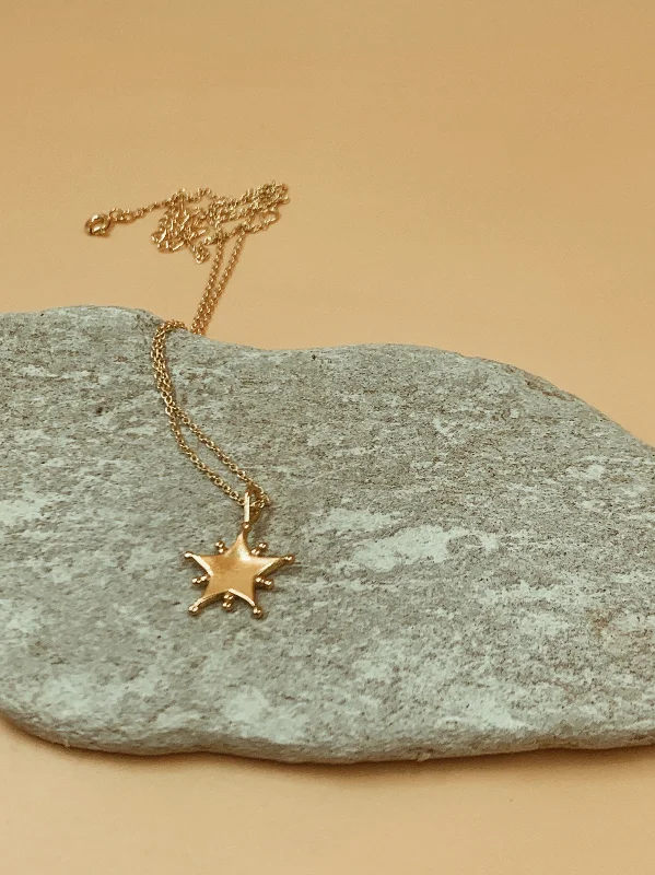 diamond necklaces for women -diamond necklaces for women -Homecoming Starlight Dotted Star Pendant Necklace